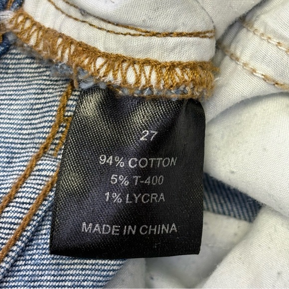 Johnny Was Luisa High Rise Straight Leg Floral Embroidered Jeans Women's Size 27 - Picture 9 of 10